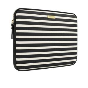 Kate Spade New York Fairmont Square Black White Tablet Laptop Case Sleeve NWOT